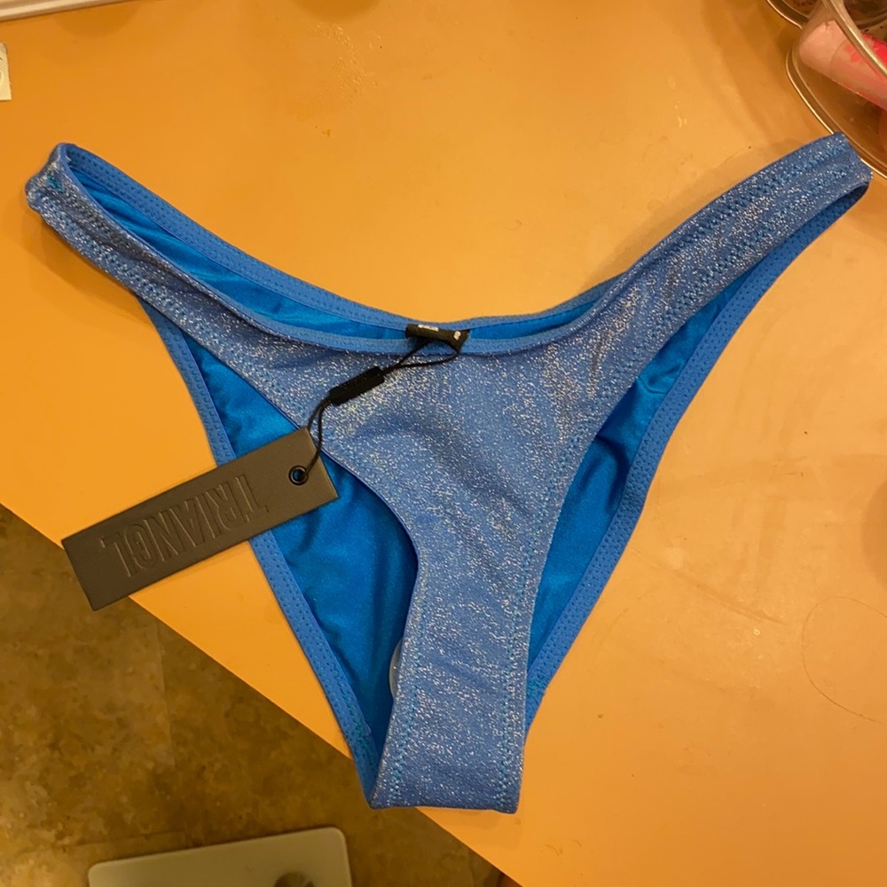 Triangl Swimwear Blue Bikini Bottom